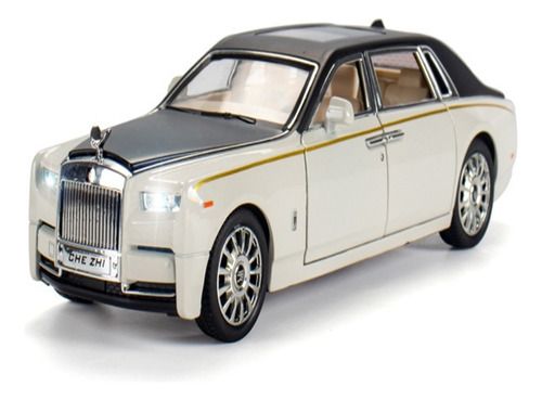 Aa Rolls-royce Phantom Miniatura Metal Autos Con Luces Y