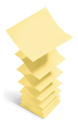 Imagen 2 de 3 de Taquito Post It Pop Up 330 Amarillo 76x76 Mm X 100 Hojas