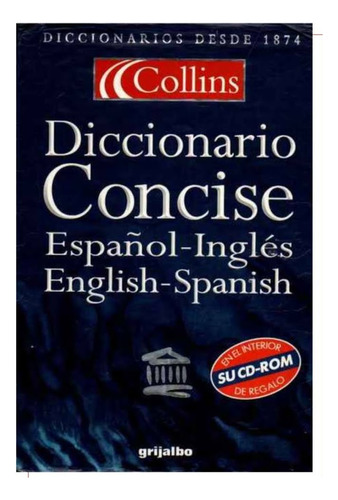 Diccionario Concise Collins Español Inglés Ingles Español