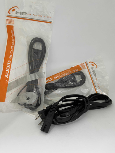 Cable De Corriente 2 Polos Poder Para Laptops Y Decos 