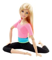 Comprar Muñeca Mattel Barbie made to move pink top