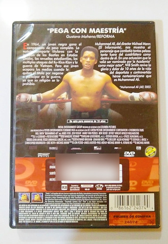 Película Muhammad Alí Will Smith Id 302 (Usado)