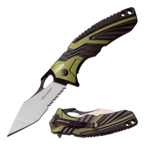 Navaja Táctica Tac-force Tanto Tf-1029bgn Verde