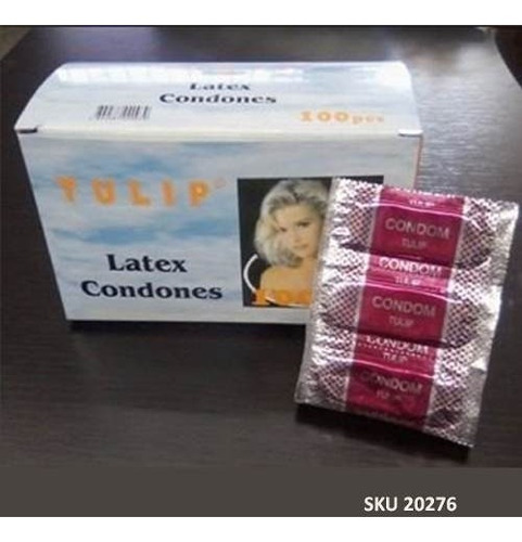 Preservativo Tulip Caja Paga60 Lleva100 Unidade Condones W11