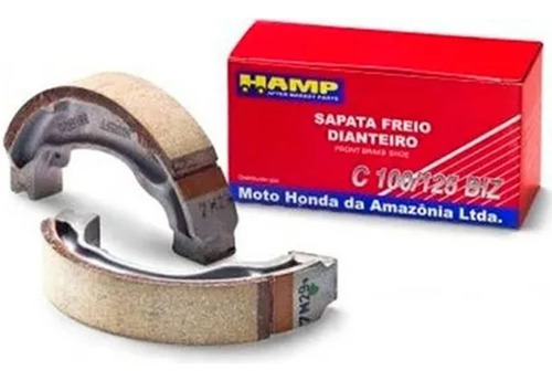 Sapata Freio Traseiro Biz 100 Biz 125 Pop 110 Bros 160  Hamp