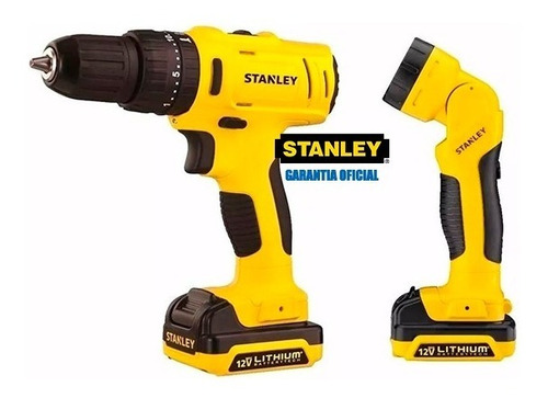 Taladro Atornillador Stanley 12v + Linterna Led Schf12s2 