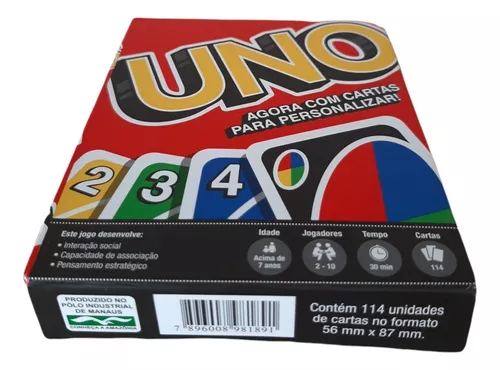 3x Jogo de Cartas UNO, COPAG