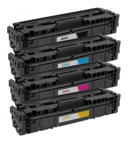 4 Toner P/ Impressora Color Laserjet Pro Mfp M283fdw S/ Chip
