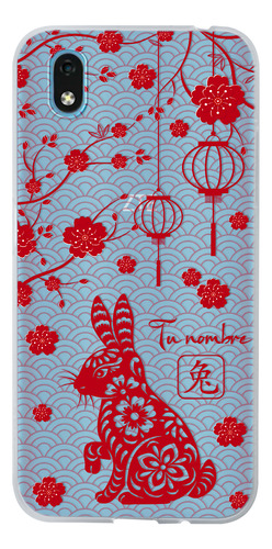 Funda Para Zte Horóscopo Chino Conejo Con Tu Nombre