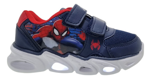 Zapatillas Marvel Unisex Spiderman Luces Led Velcro 070031