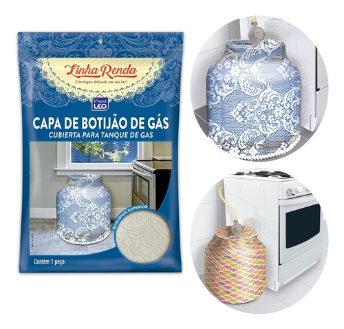 Capa Protetora Para Botijão Plast Leo Capa Bujão De Gás Impermeável