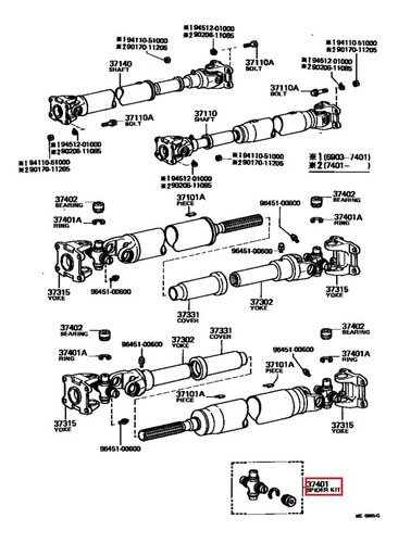 Cruceta Cardan Macho 80-92 2f (delantera)