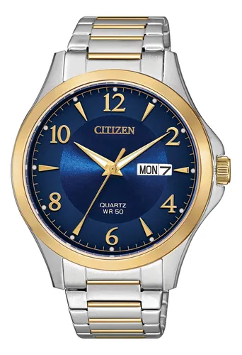 Reloj De Cuarzo Citizen Para Hombre, Acero Inoxidable, Dos