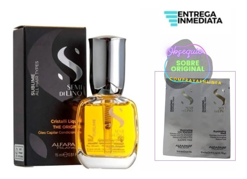 Aceite Oleo Alfaparf Sublime 15ml Sella - g a $3420