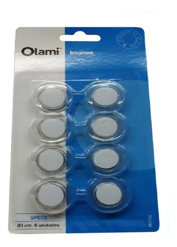 Blister Olami X 8 Imanes Renueva Tu Oficina Calidad Premium