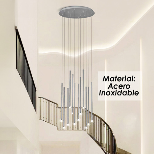 Lampara Colgante Led 12 Luces De Luciernaga Minimalista Color Luz Fria