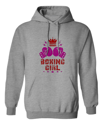 Sudadera Con Gorro Boxing Girl Queen