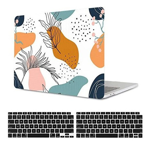 Funda Macbook Air 13  2018-2021 + Teclado Negro (mapa Mundo)