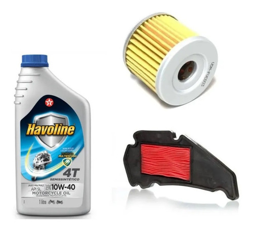 Burgman An 125 Kit Troca De Óleo Havoline 10w40 + Fvc003