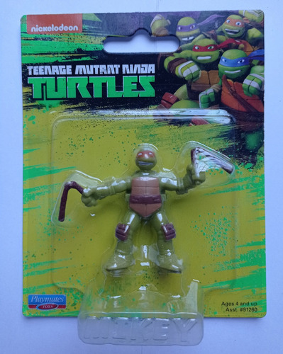 Miniatura Michelangelo 2019 Tmnt Playmates Nickelodeon Ninja (Usado)