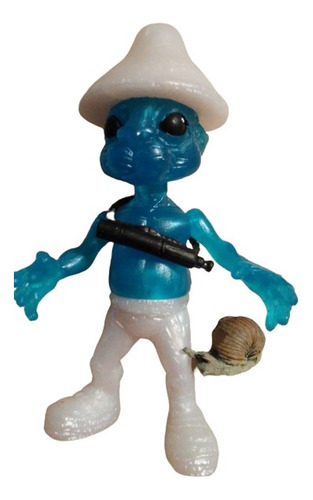 Figura Smurf Cat Gato Pitufo Maquiavélico Meme 17 Cm