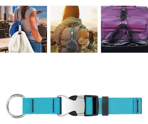 2 Agregue Una Bolsa Correa For Equipaje Cinturones Azul