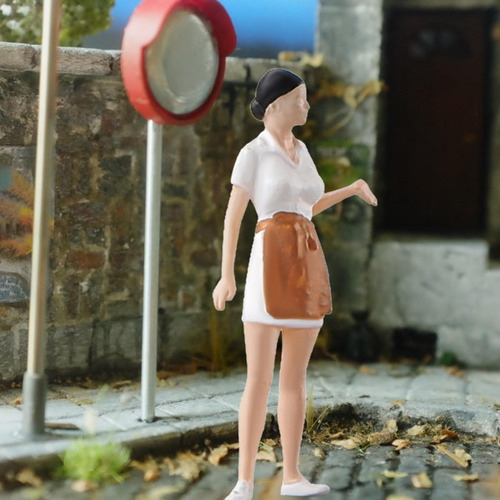 Figura De Azafata A Escala 1:64, Gente Pequeña, Escena De