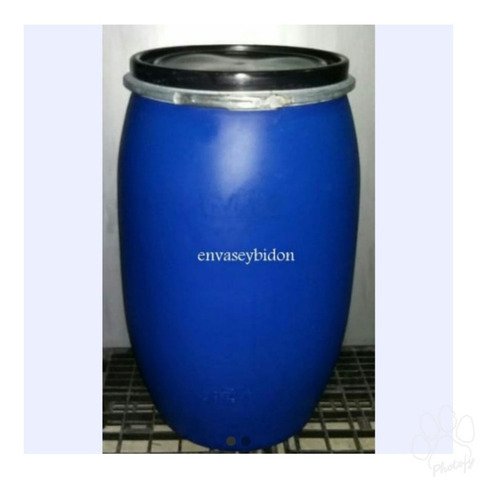 Bidon Plástico 120 Lts Con Tapa Desmontable Y Aro