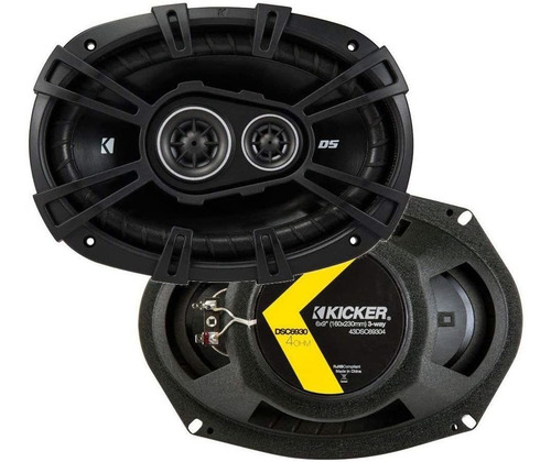 Kicker 43dsc69304 Serie D Altavoces Duales De 6x9 Pulgada...
