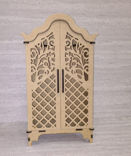 Capilla Con Puerta Calada ,pieza Decorativa , Mdf 6 Mm.