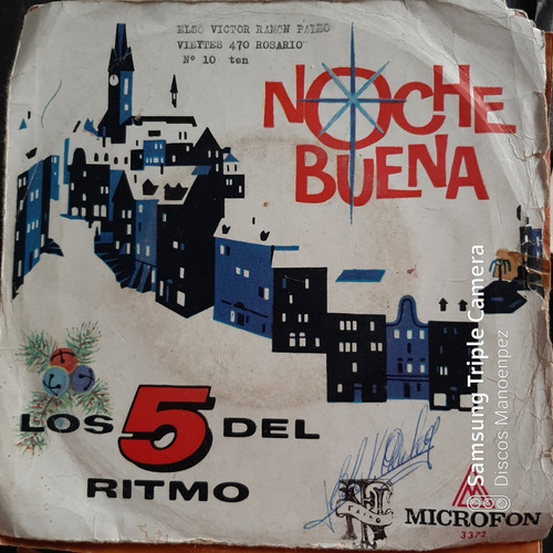 Simple Sobre Los 5 Del Ritmo Noche Buena Microfon C14