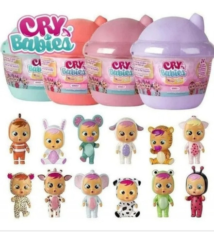 Mini Cry Babies Bebes Llorones Magic Tears Sorpresa