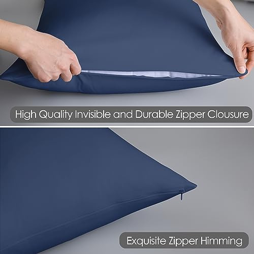 Juego De 4 Fundas De Almohada 100% Algodón Egipcio