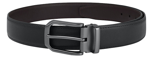 Cinturón Caballero Stylo 021 Piel Negro Color Café Talla 34
