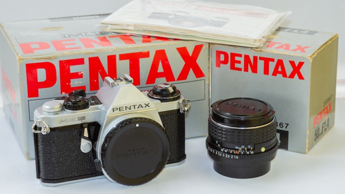 Imagem 1 de 10 de Câmera Pentax Me Super + Lente 50mm F/1.4 + Filme (revisada)