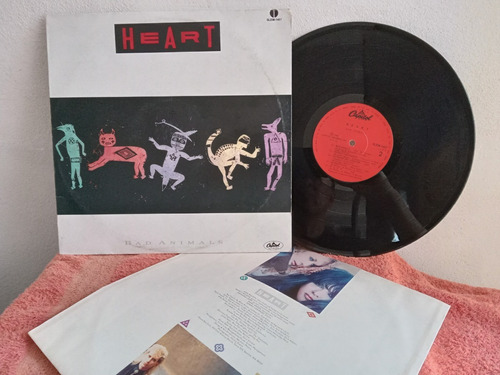 Heart Bad Animals Disco Lp De Acetato