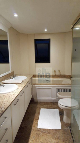 Imagem 4 de 30 de Apartamento Com 4 Dormitórios, 350 M² - Venda Por R$ 2.600.000,00 Ou Aluguel Por R$ 15.500,00 - Santo Amaro - São Paulo/sp - Ap2676