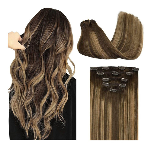 Extensiones De Cabello Humano 18in 80gr Balayage Chocolate M