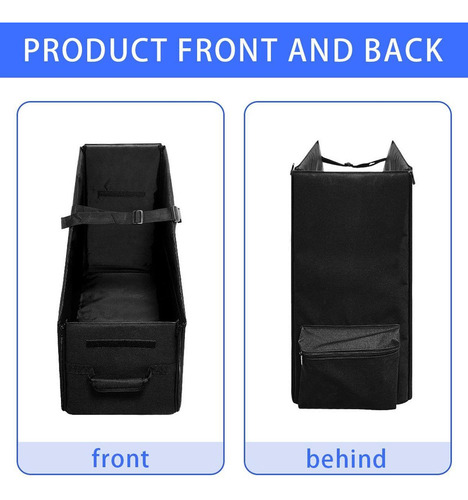 Caja Para Almacenaje De Bicicletas Plegable, 2 Correas Negro