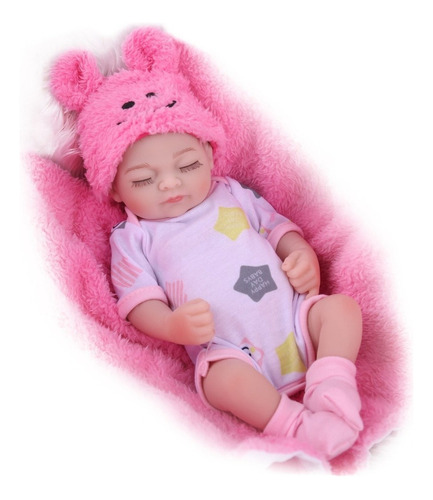 A 25 Baby Doll Bebote Niña De Silicona Suave Recién Nacida