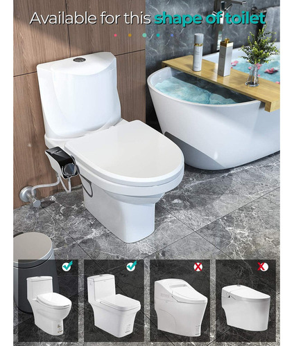 Xx Bidet De Agua Fría Baño Wc Inodoro No Eléctrico Genérico