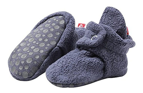 Botines De Bebé Cozie Fleece De Zutano Para Niños Con Pinzas