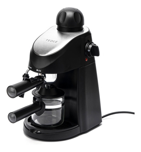 Cafetera Expreso 240ml 800w Negra Con Accesorios - Tedge