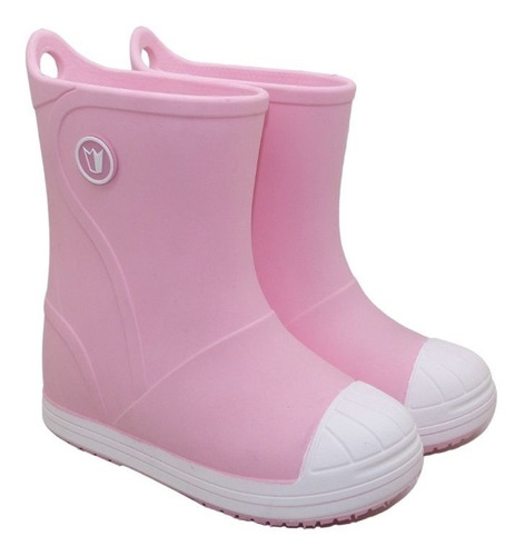 Bota Lluvia Impermeable Nena Nene Niños Color Moda 21 A 34