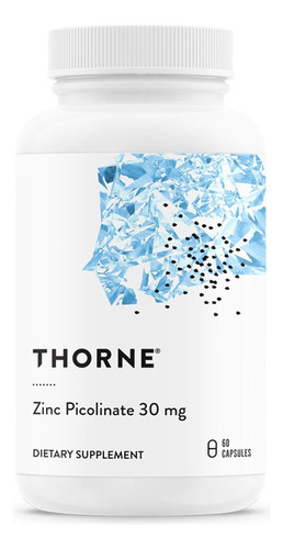 Picolinato De Zinc 30 Mg Thorne 60 Cápsulas