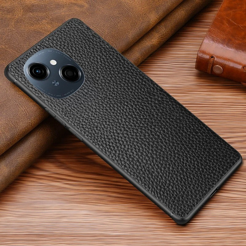 Funda Para Tecno Spark Go 1 Pop 9 Silicona Litchi Textura