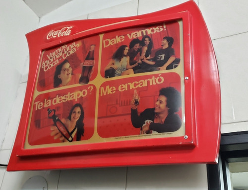 Antiguo Cartel Luminoso Coca Cola