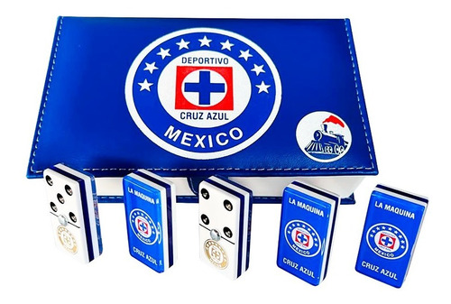 Domino Profesional Cruz Azul + Cubilete Liso + Dados Poker