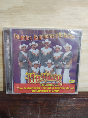 Hechizero De Linares Cumbias,rancheras Y Baladas Cd #883