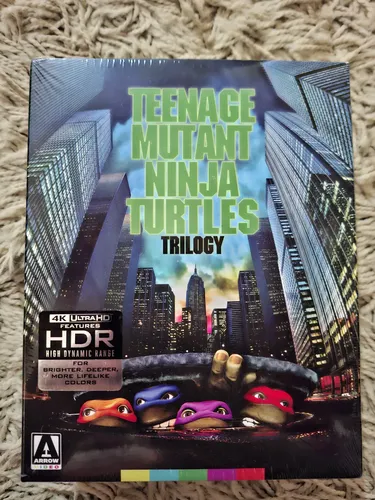 Blu Ray 4k As Tartarugas Ninja Trilogia Giftset Lacrado